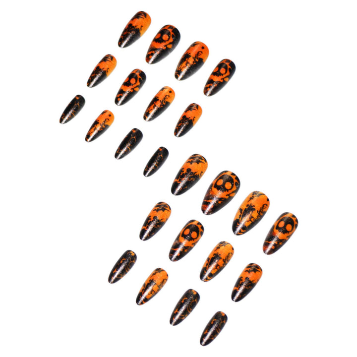 Halloween-Themed Acrylic Nail Art Set