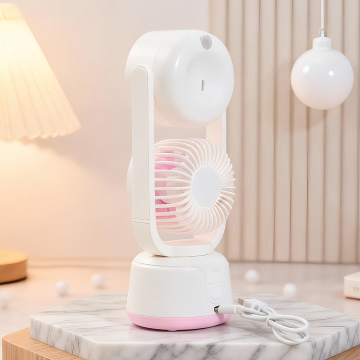 Ladies multifunctional table fan with spray function Stornfield