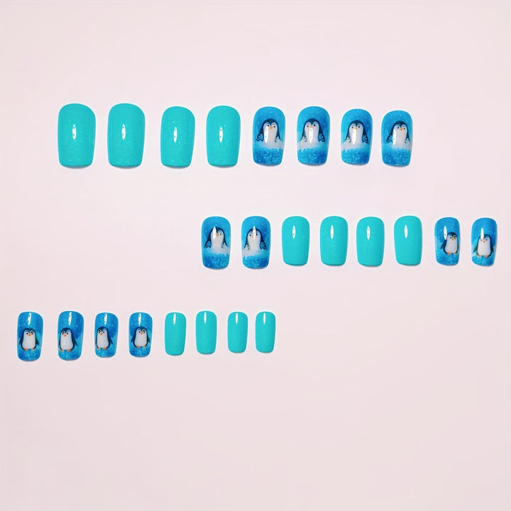 Artificial nails with winter motif Stornfield