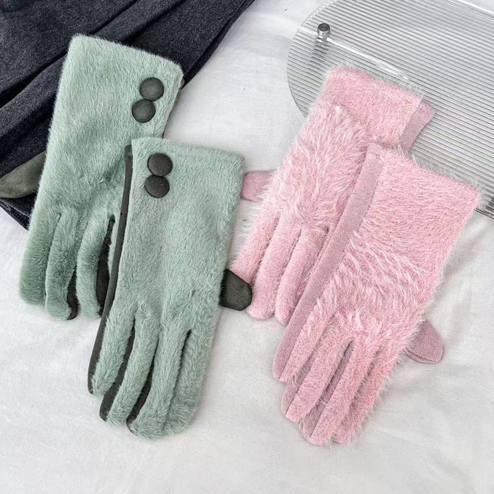 Plush Fleece-Lined Touchscreen Gloves Stornfield