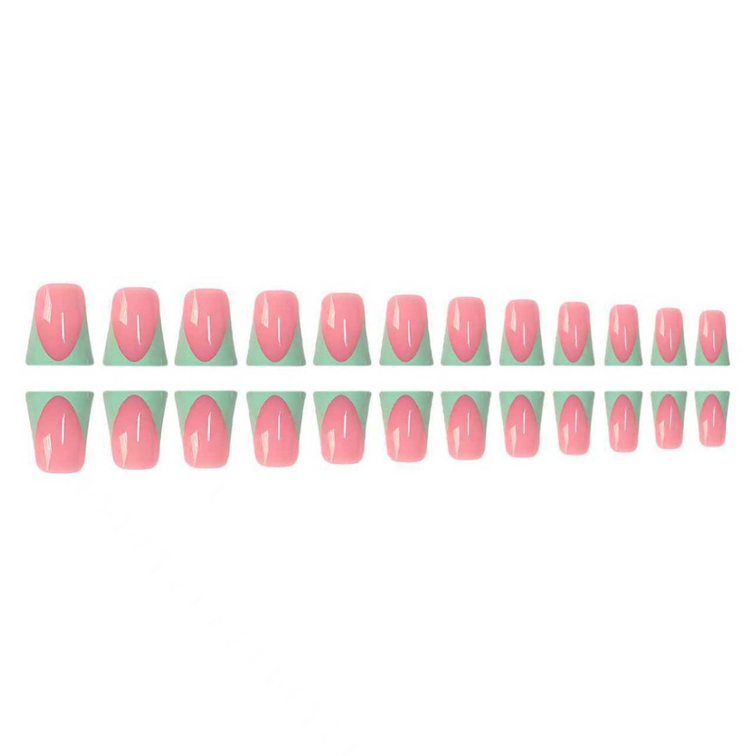 Geometric Nail Art Extensions Stornfield