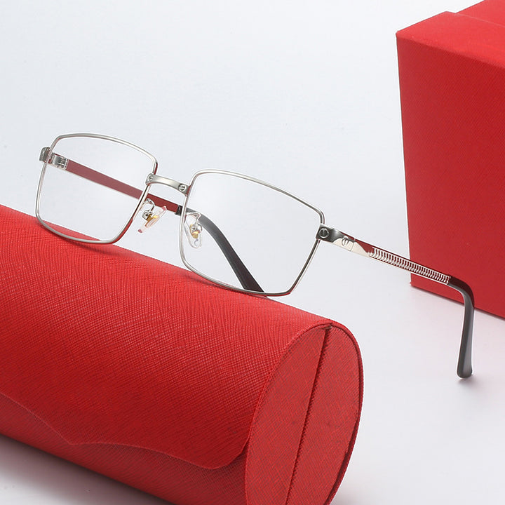 Women's fashionable square sunglasses with elegant metal frame Stornfield