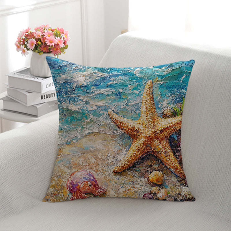 Coastal Themed Decorative Cushion