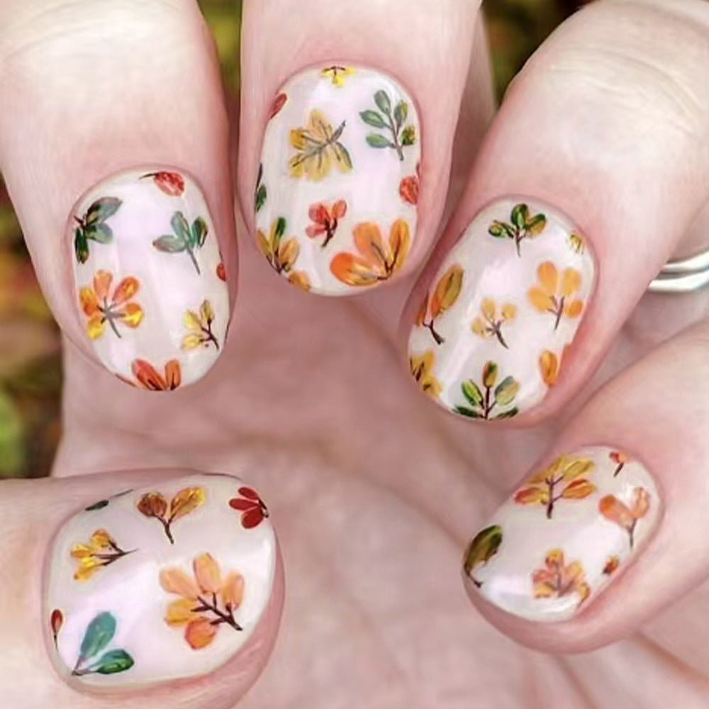 Floral Press-On Nail Art Stornfield