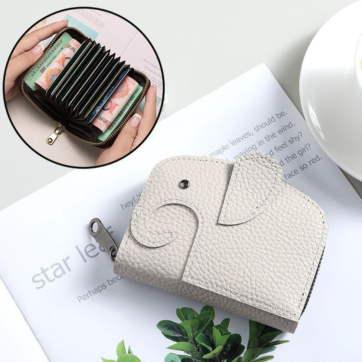 Multifunctional Zippered Card Wallet
