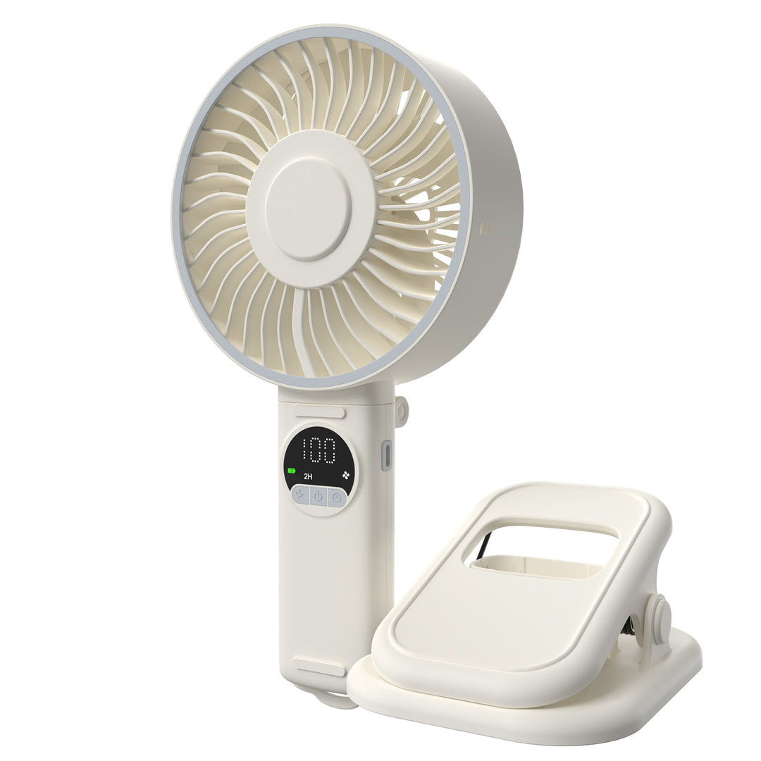 Unisex Compact Rechargeable High-Velocity Hand Fan Stornfield