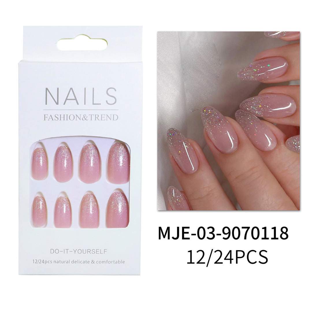 Elegant DIY Glittering Press-On Nail Set Stornfield