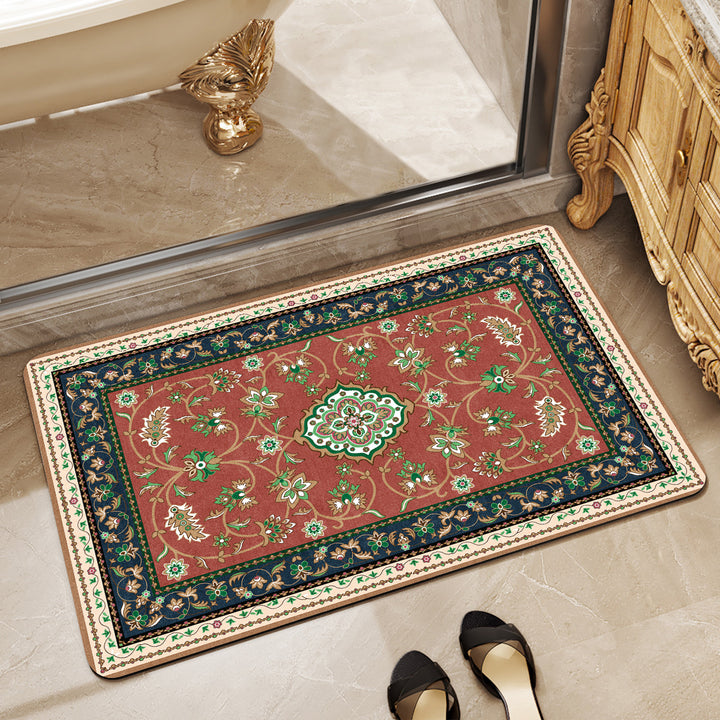 Luxurious Vintage-Inspired Floor Mat Stornfield