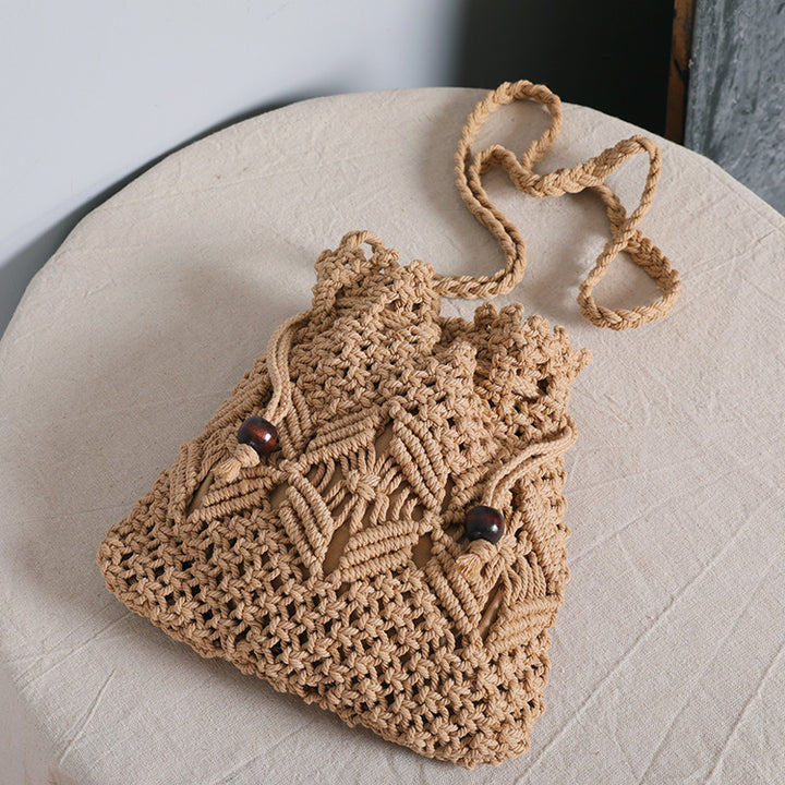 Macrame Bag with Adjustable Shoulder Strap Stornfield