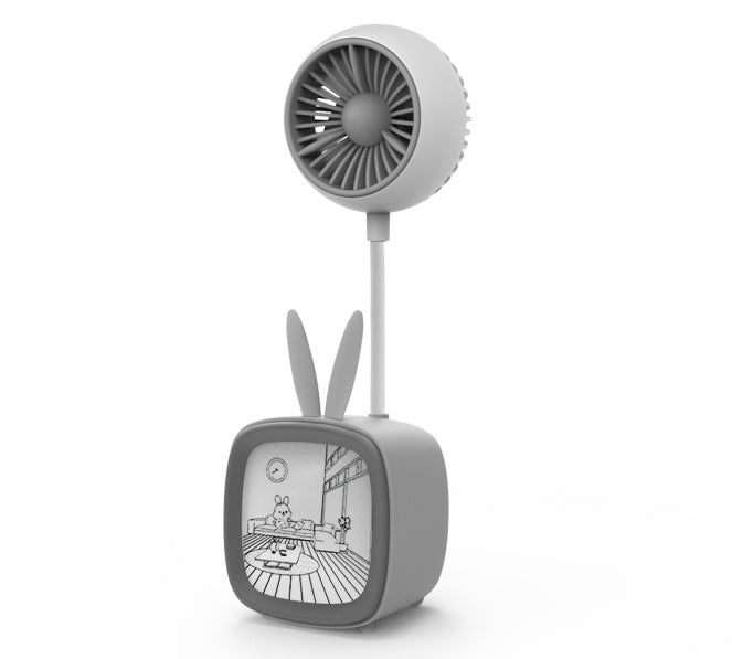 Unisex Cute Bunny-Themed Rechargeable Desk Fan Stornfield