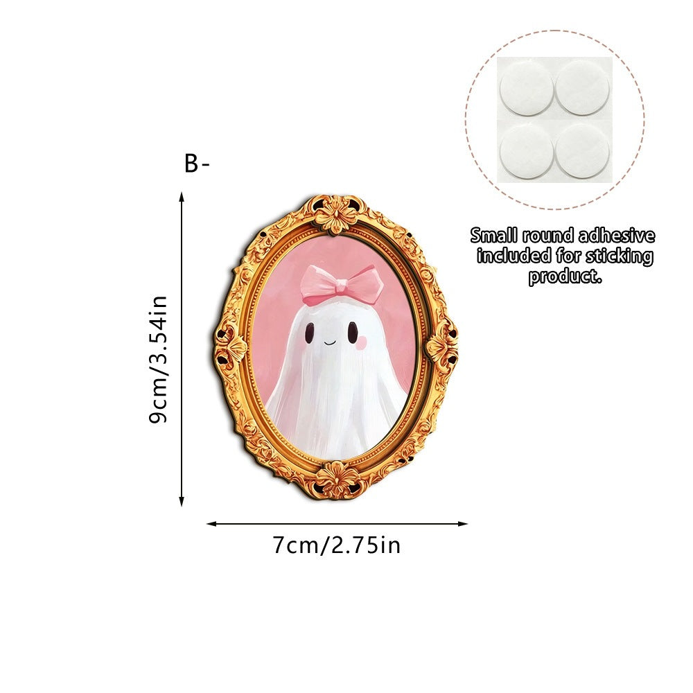 Wall art with creative ghost motif Stornfield