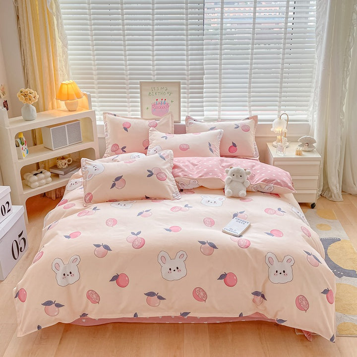 Floral Printed Duvet Cover Set