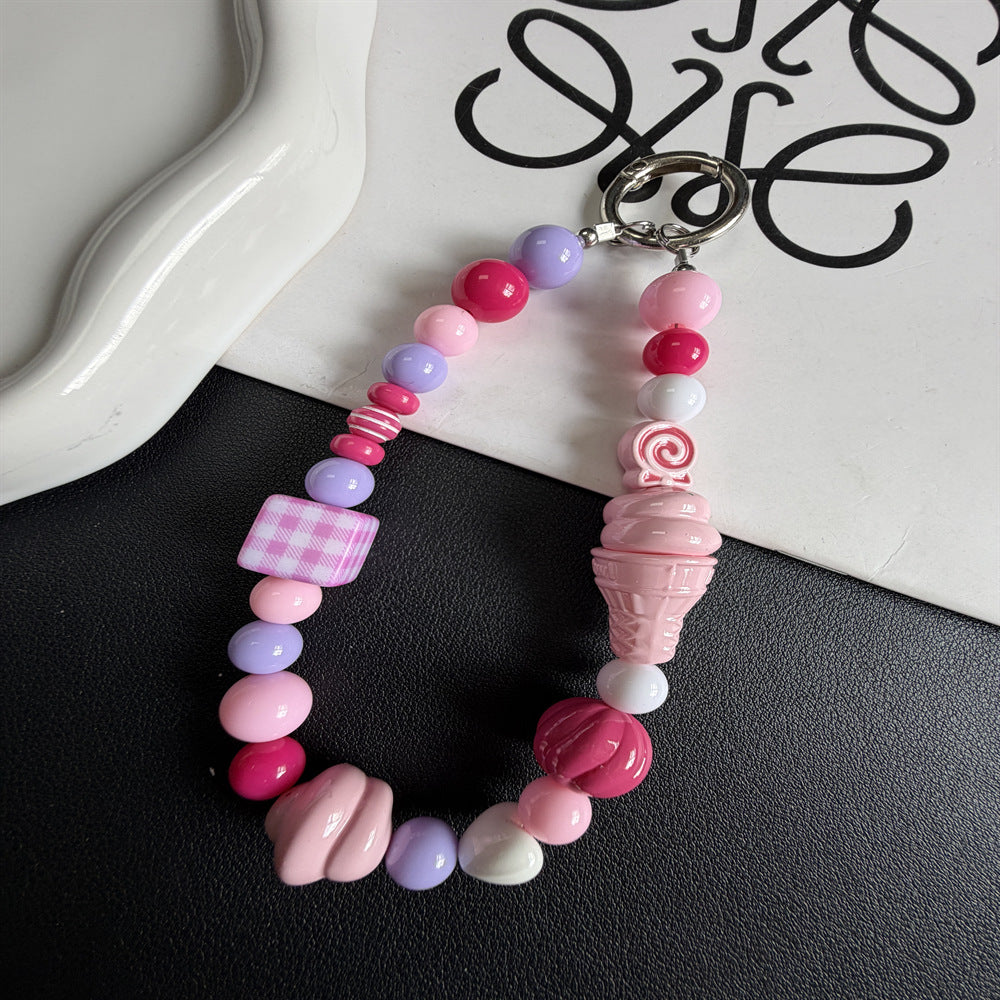 Decorative Beaded Keychain Stornfield 1790135561