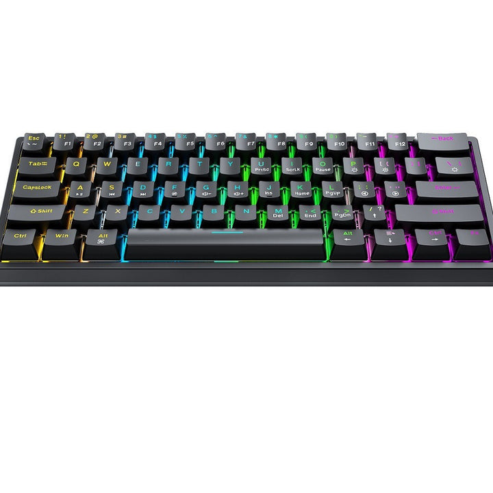 Compact Gaming Keyboard with Customizable Keys and Ergonomic Design Stornfield