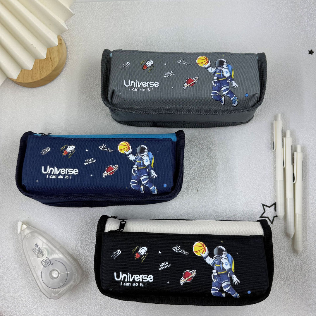 Stylish Astronaut-Themed Pencil Case Stornfield