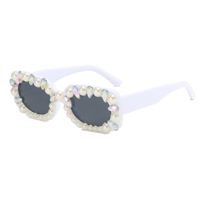 Ladies elegant sunglasses with pearl decoration Stornfield