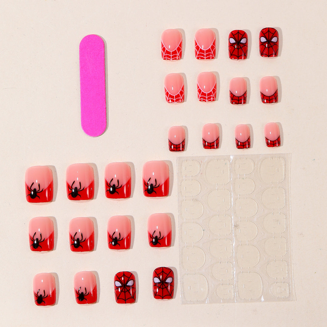 Spider Web Halloween Nail Art Extensions Stornfield