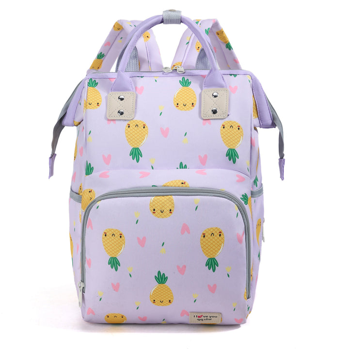 Playful Pineapple Print Diaper Backpack Stornfield