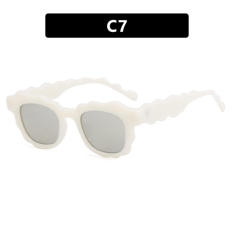 Women’s fashionable sunglasses with wavy frame Stornfield