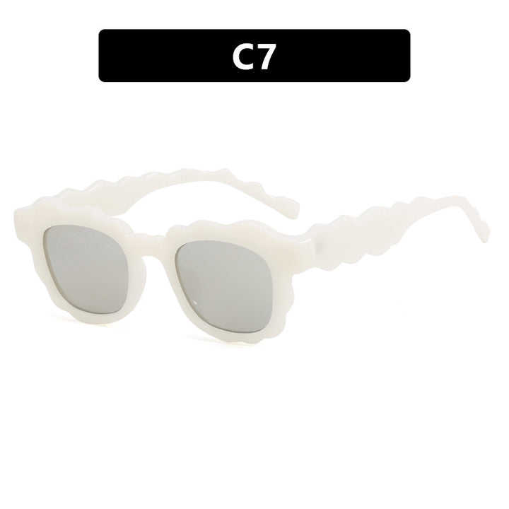 Women’s fashionable sunglasses with wavy frame Stornfield