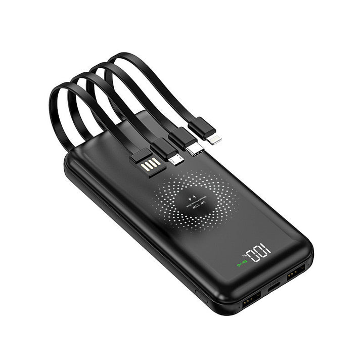 Portable power bank with integrated cables Stornfield