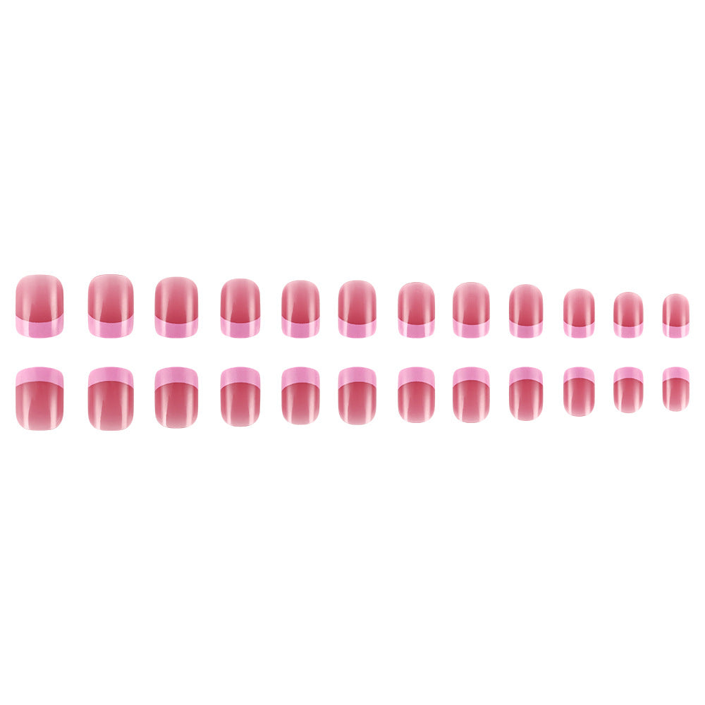 Stylish French Tip Gel Nails Stornfield