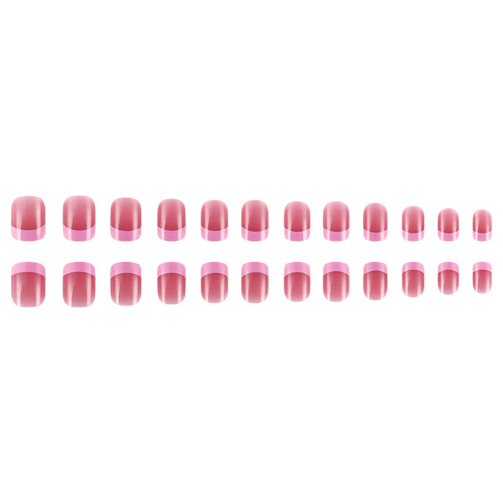 Stylish French Tip Gel Nails Stornfield