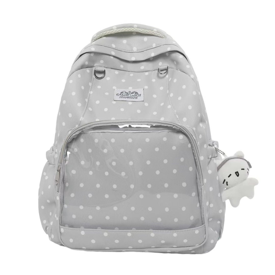 Polka Dot Patterned School Backpack Stornfield