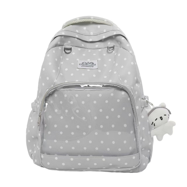 Polka Dot Patterned School Backpack Stornfield