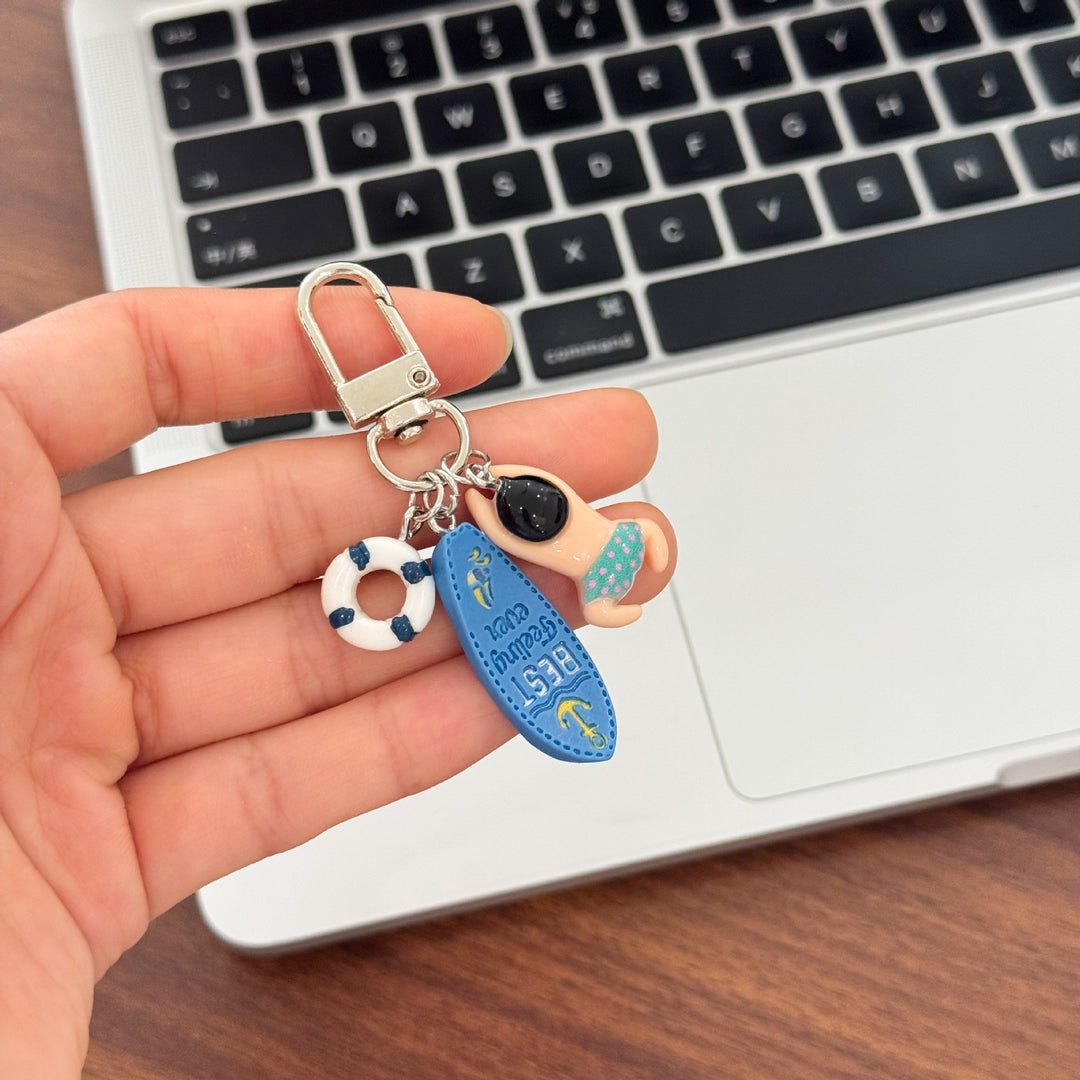 Keychain with Creative Swimming Motif Stornfield