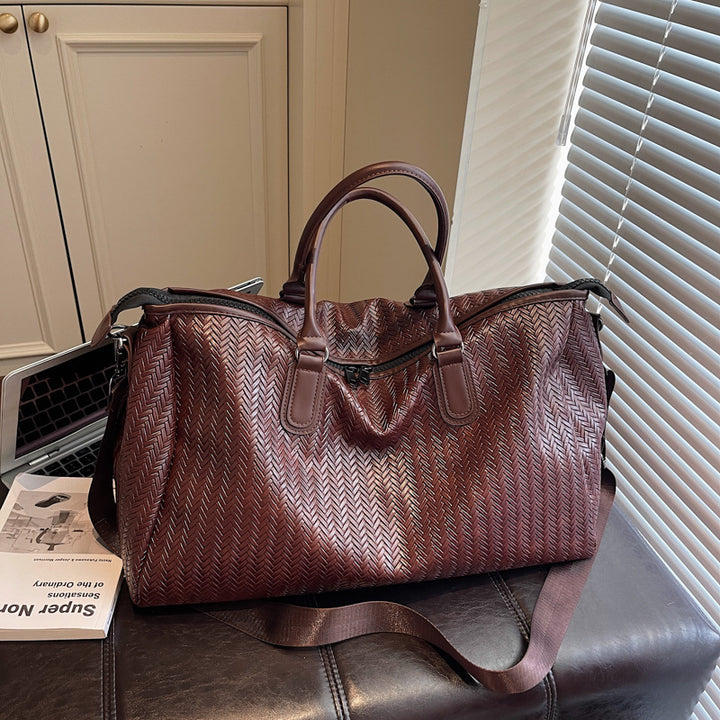 Noble and Durable Travel Bag in Modern Wave Pattern Stornfield
