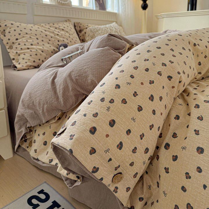 Floral Embroidered Bedding Set