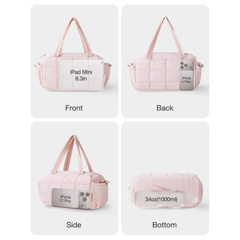 Quilted Shoulder Tote Stornfield
