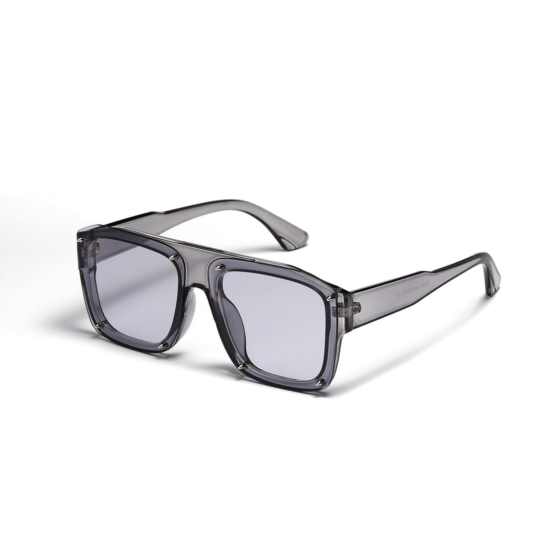 Women's Square Sunglasses with Fashionable Transparent Frame Stornfield