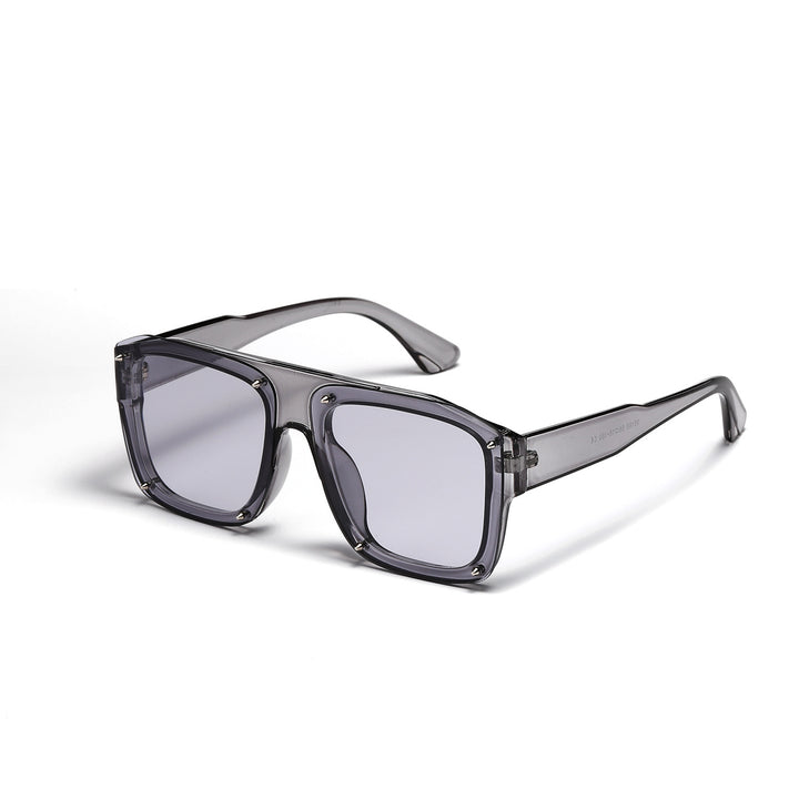 Women's Square Sunglasses with Fashionable Transparent Frame Stornfield