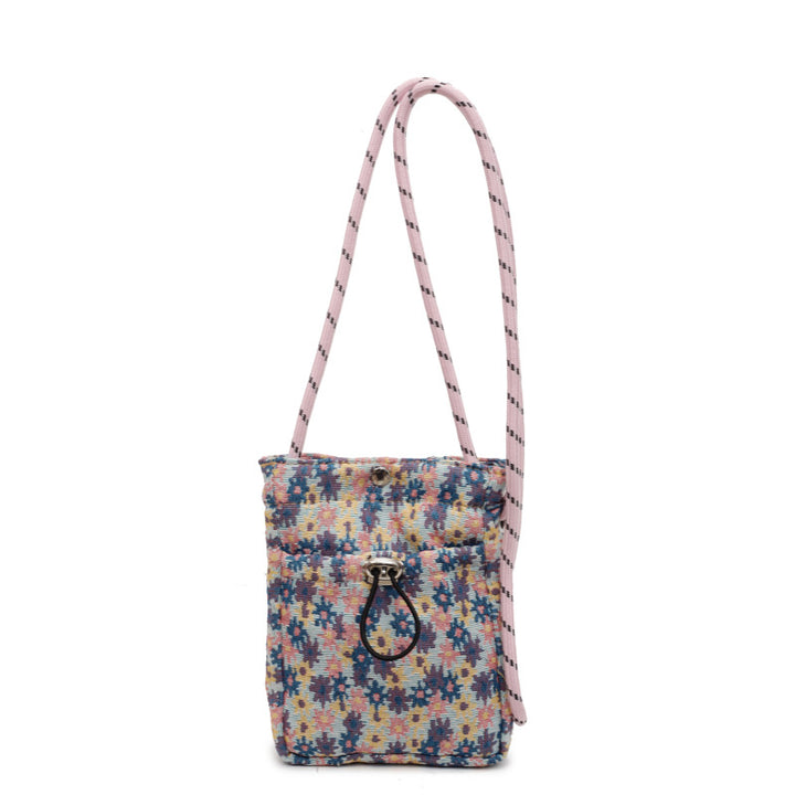 Floral Patterned Crossbody Pouch Bag