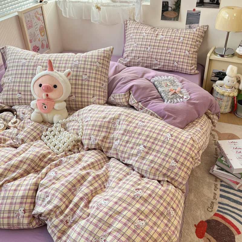 Children's Whimsical Cartoon-Themed Bedding Set