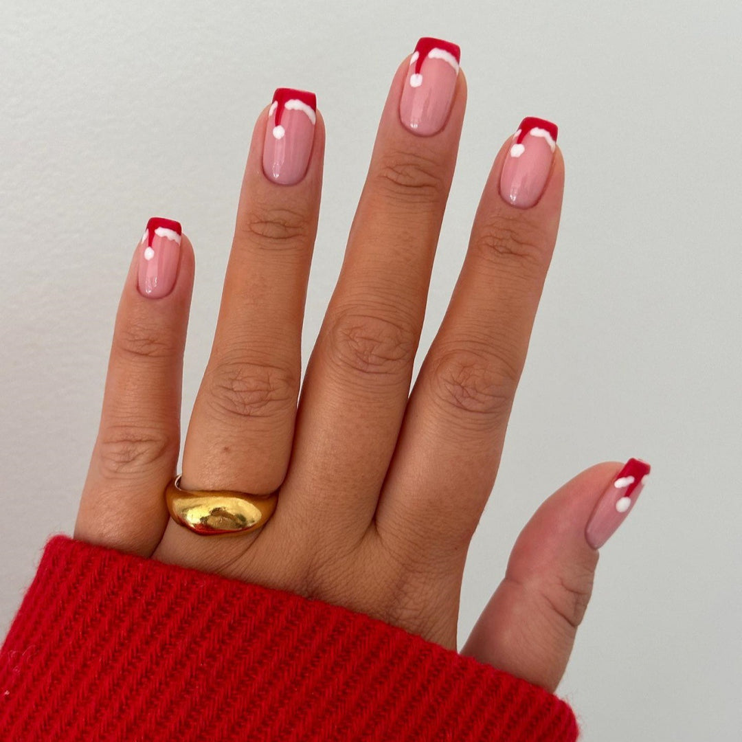 Artistic Winter-Themed Nail Art Stornfield