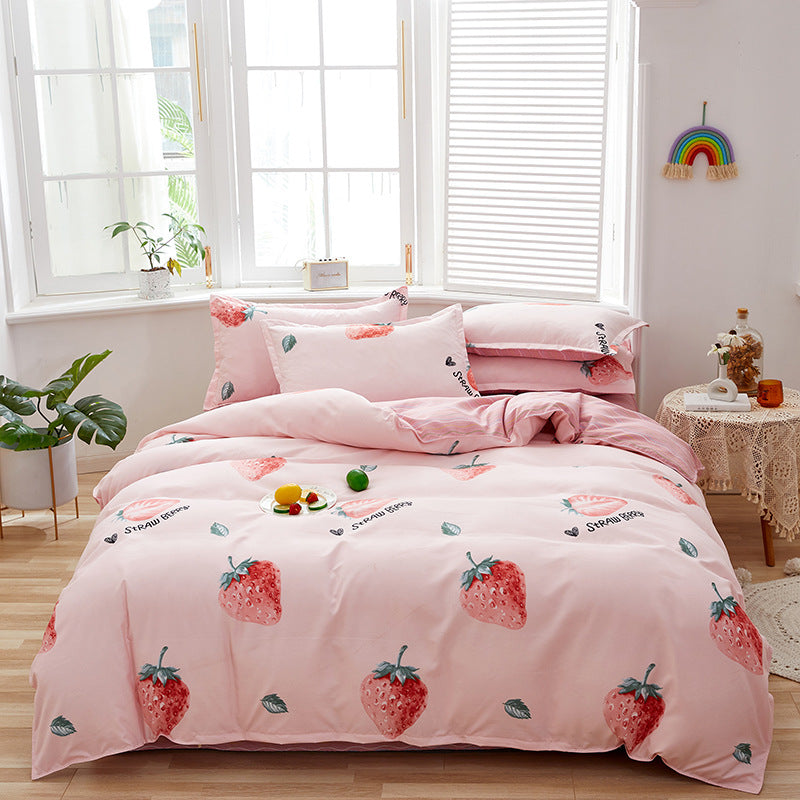Floral Printed Duvet Cover Set