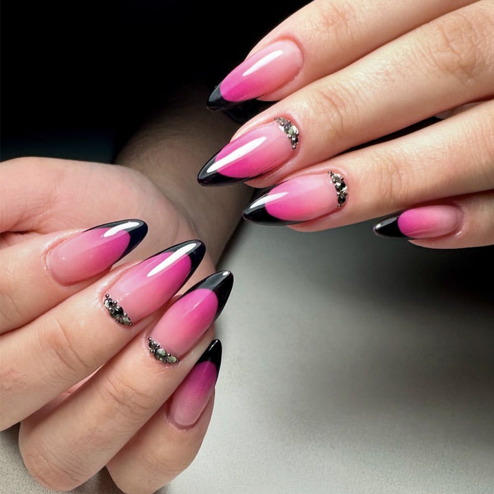 Ornate Ombré Stiletto Nail Art Stornfield