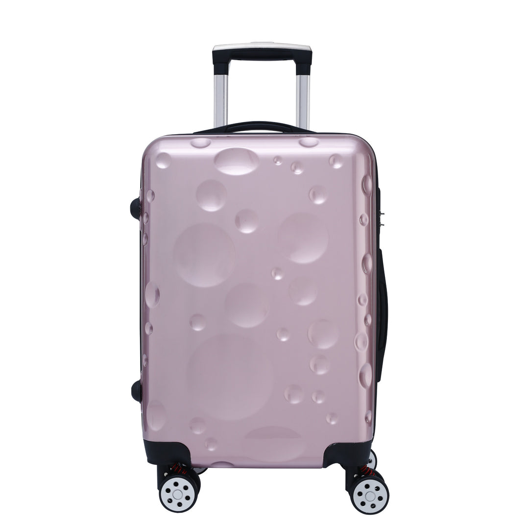 Unisex Modern Bubble-Pattern Hard Shell Spinner Suitcase Stornfield