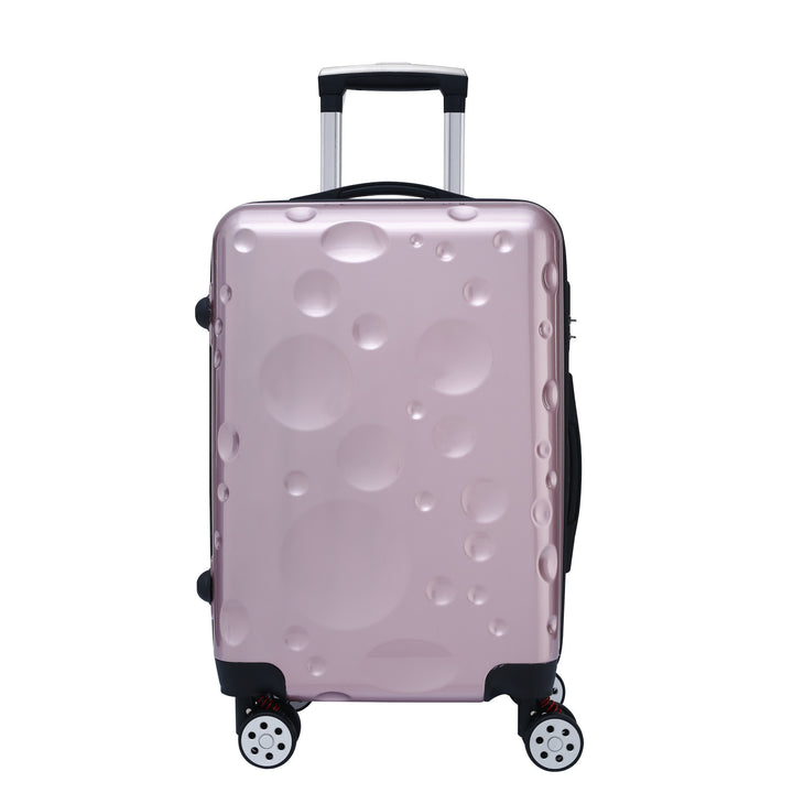 Unisex Modern Bubble-Pattern Hard Shell Spinner Suitcase Stornfield