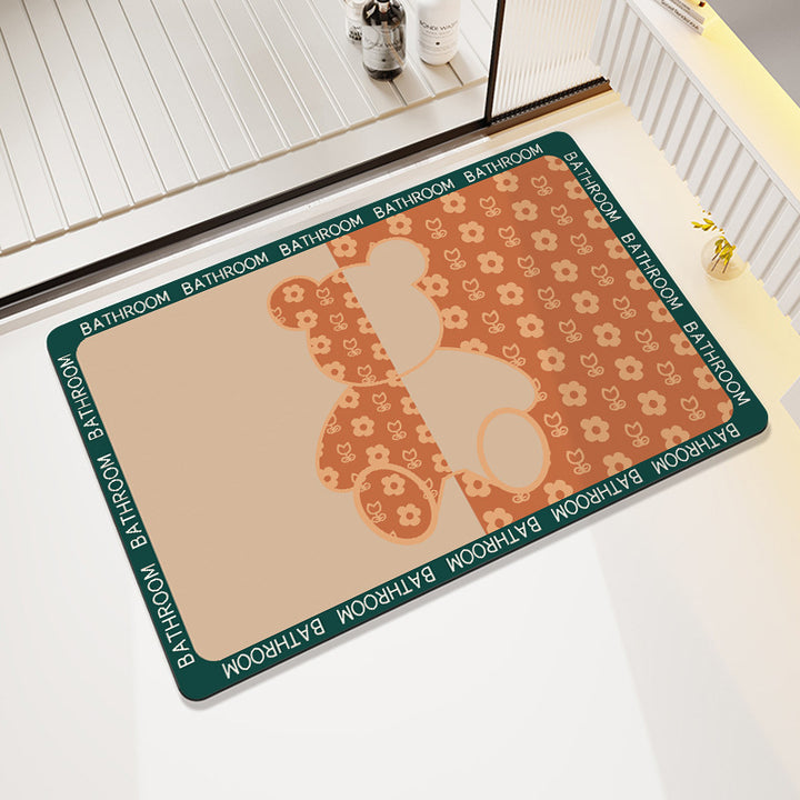 Cute Cartoon-Themed Bath Mat Stornfield