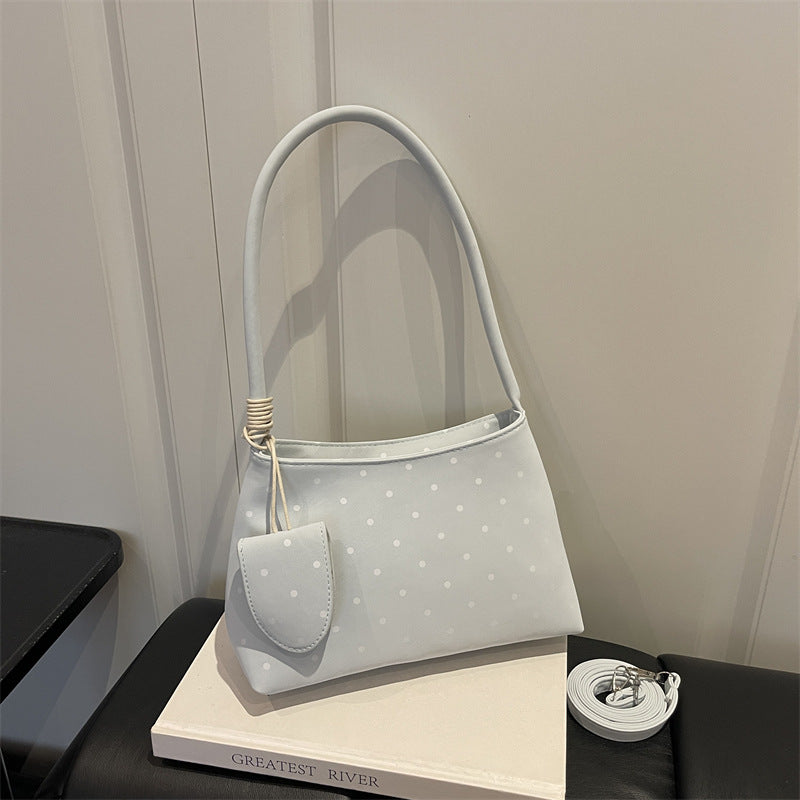 Polka Dot Shoulder Handbag