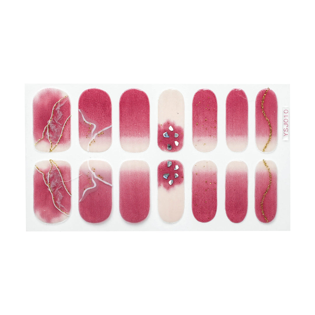 Artistic nail decoration with glitter details Stornfield