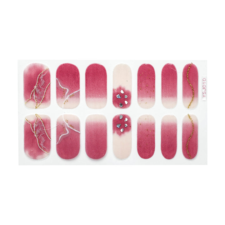 Artistic nail decoration with glitter details Stornfield