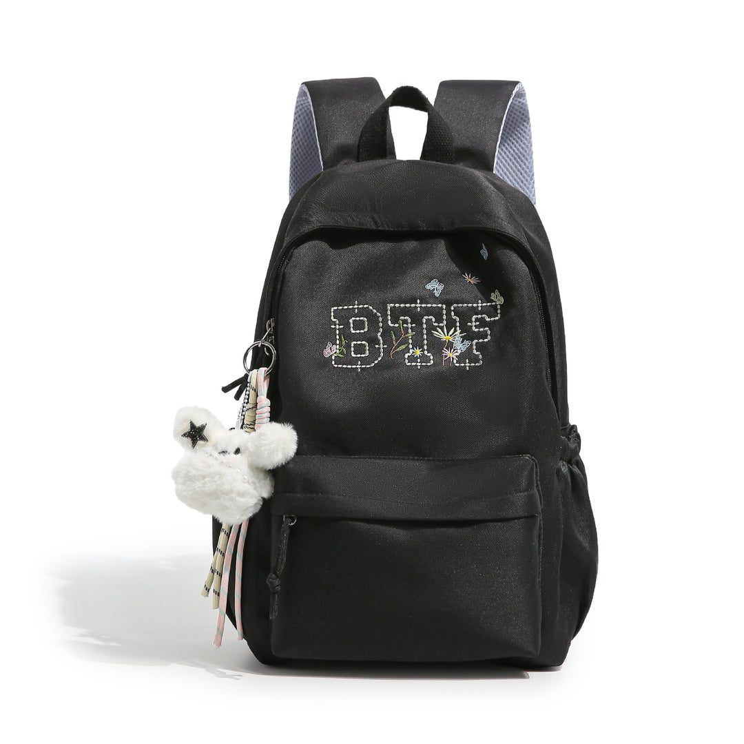 Embroidered Floral Casual Backpack Stornfield