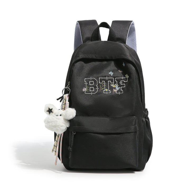 Embroidered Floral Casual Backpack Stornfield