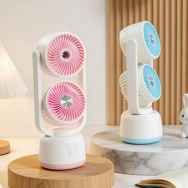 Ladies multifunctional table fan with spray function Stornfield