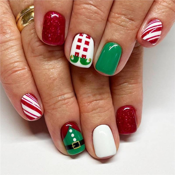 Festive Holiday Nail Art Stornfield